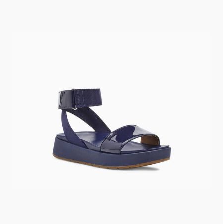 UGG Lennox Purple Cyan Sandals for Women (KFLY79163)